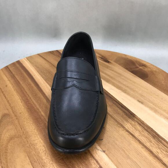 Rockport Keaton Penny Loafer Mens 8.5 M Black Leather Casual - LEFT SHOE ONLY - Picture 2 of 8